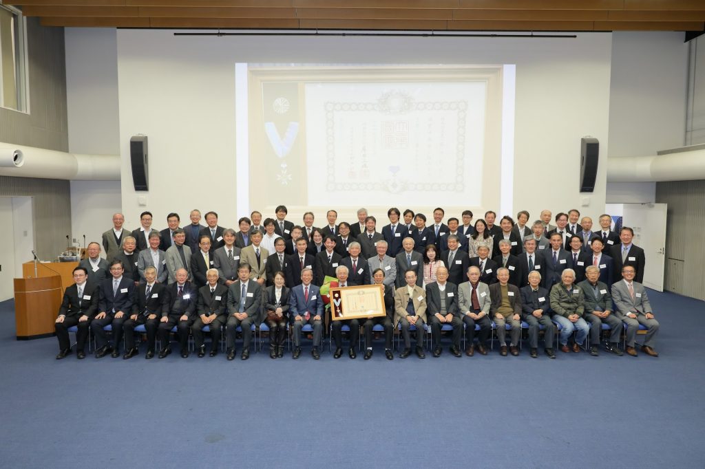Prof. Nobuo Fujii's Decoration Ceremony
