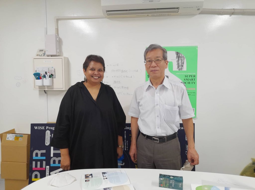 Dr. Dilrukshi Gamage visited Prof. Akinori Nishihara