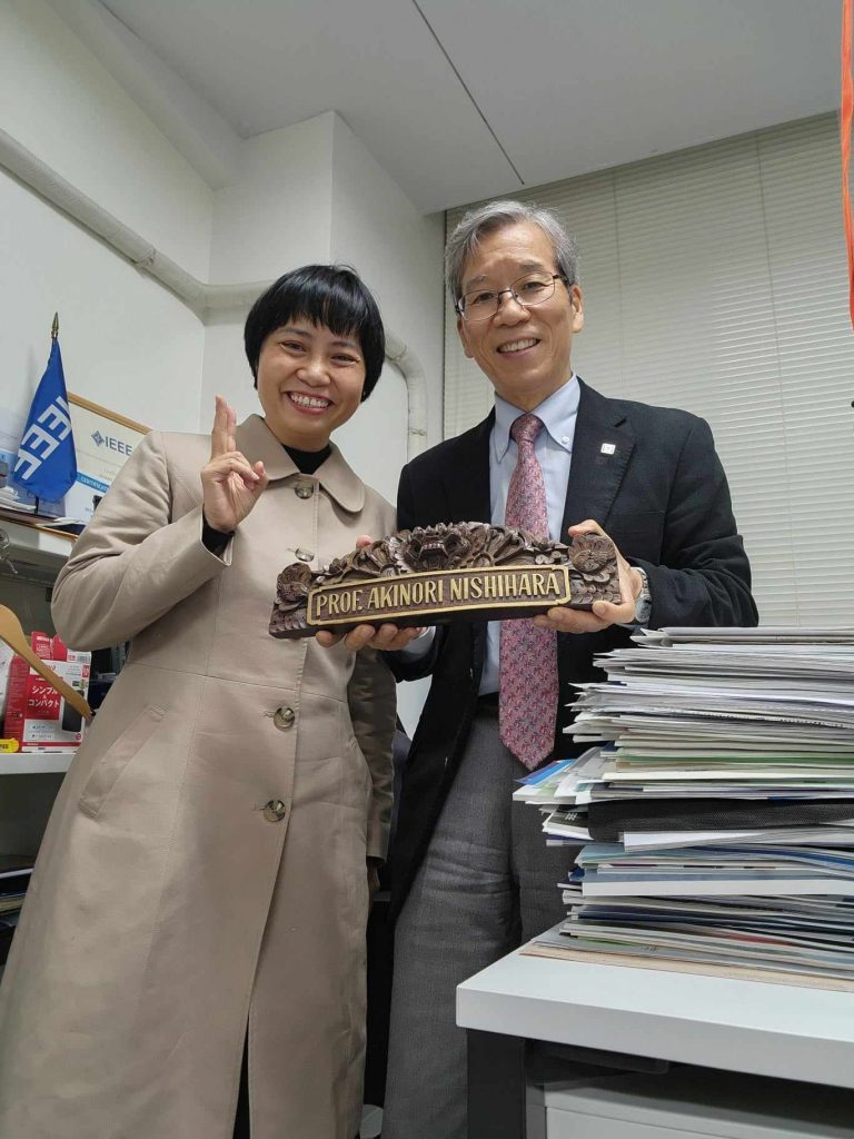 Ms. Hai visited Prof. Nishihara
