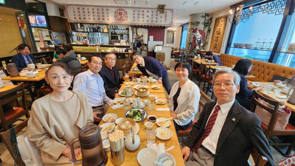 Mini reunion of the Okazaki Foundation with Hai-san over lunch