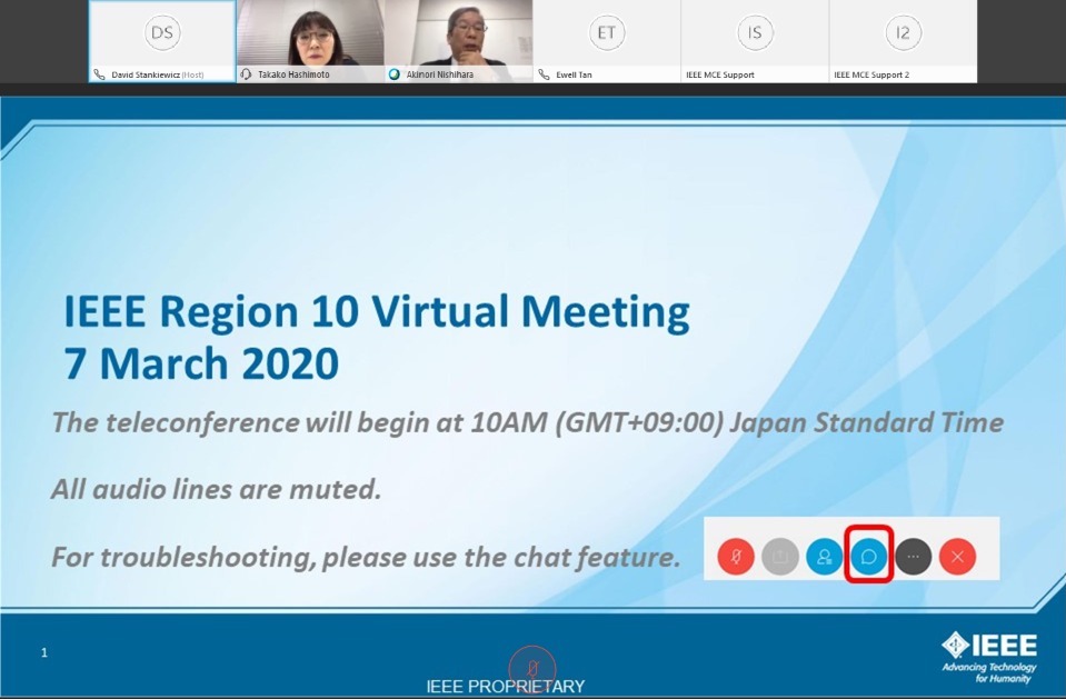 IEEE Region10 Virtual Meeting 2020