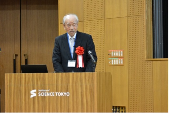 Prof. Suematsu spoke about his research achievements