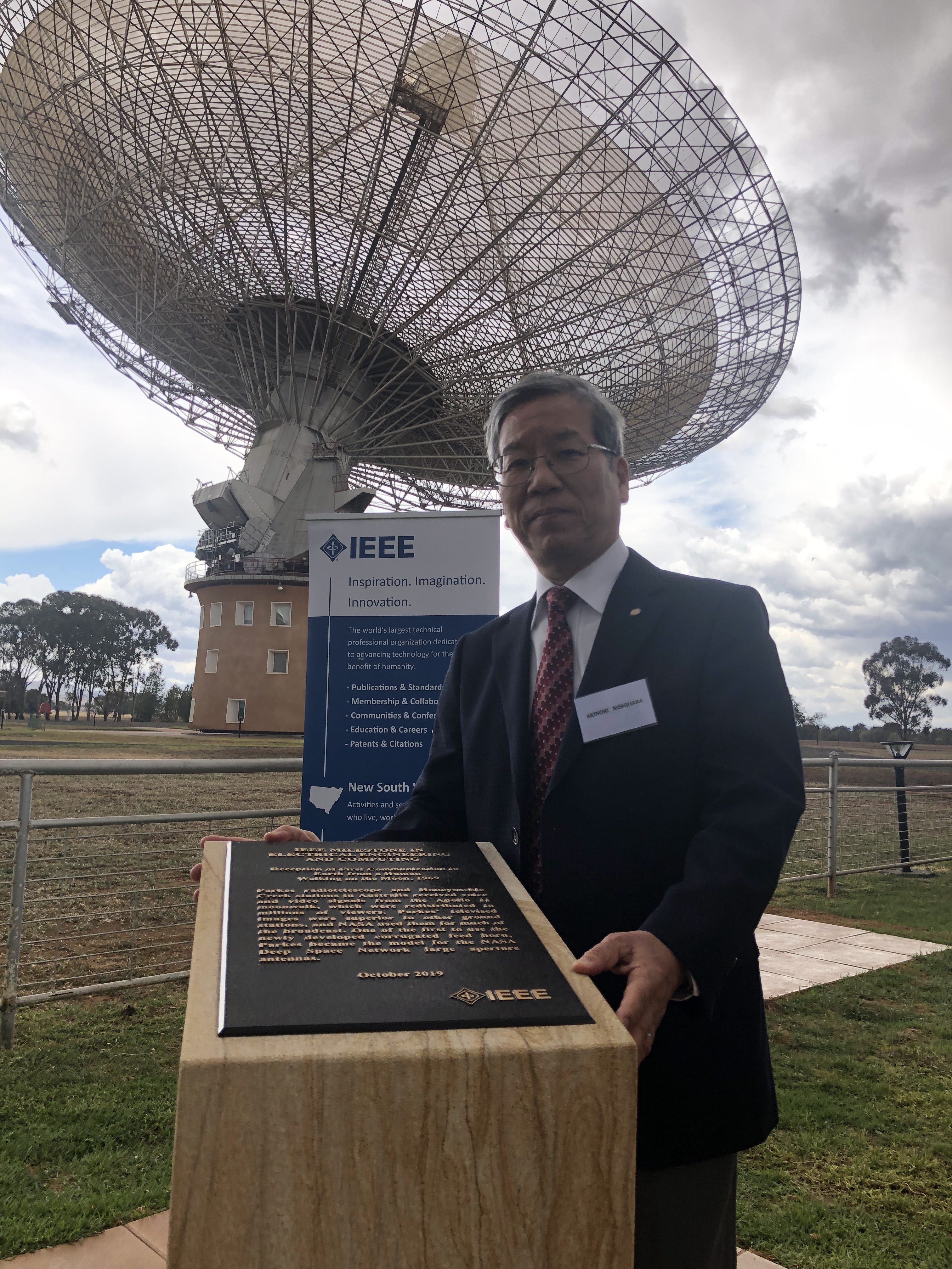The 65m Dish in Parkes as IEEE Milestone